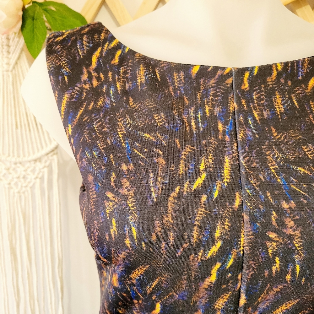 FORCAST Dress (s10) Multi Coloured Warm Tones - Picture 3 of 15
